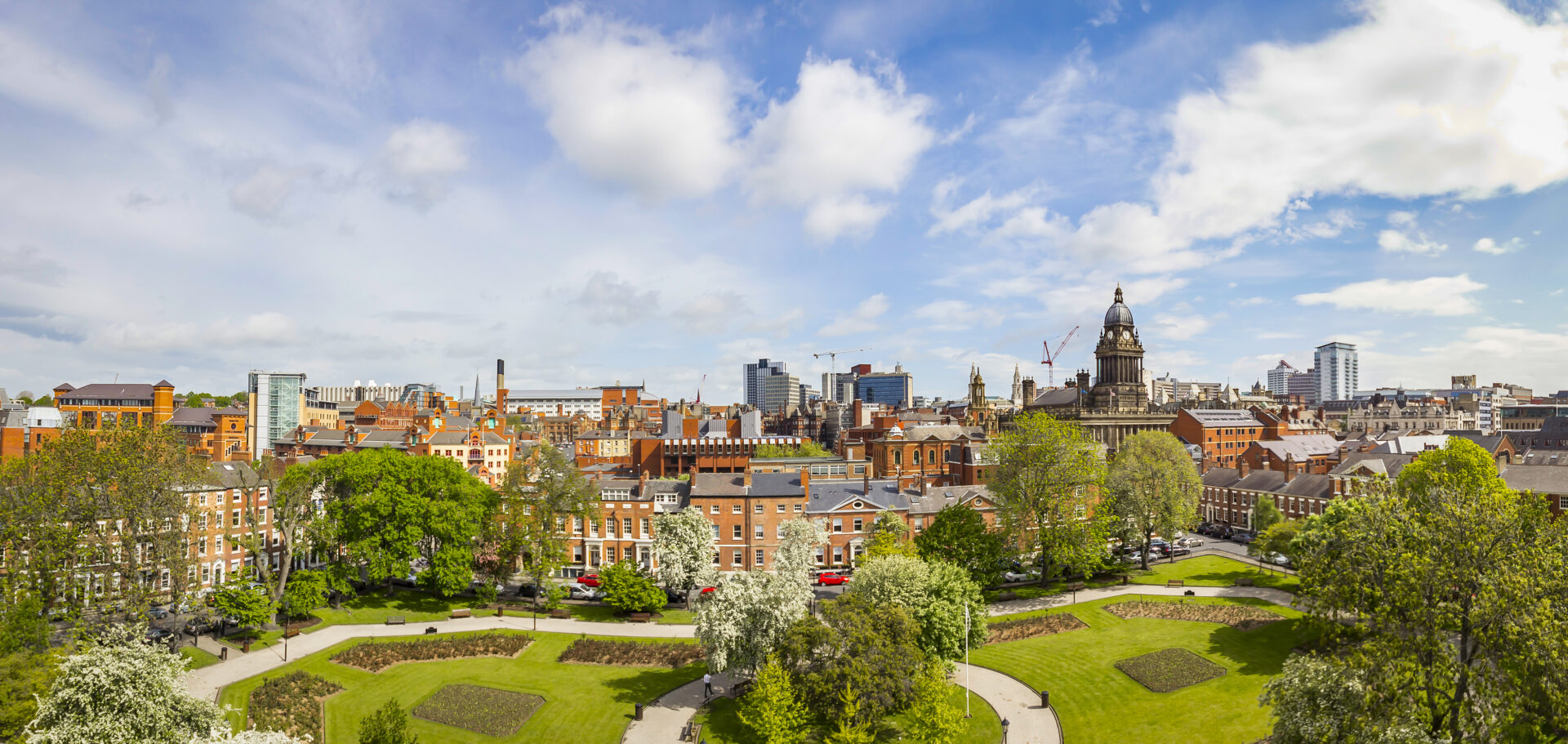 Park Square in the summer