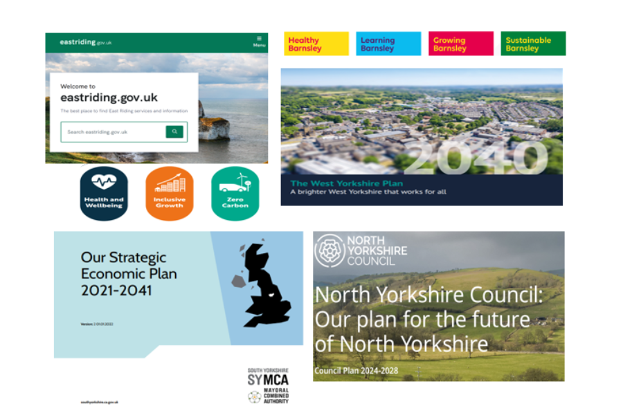 Mapping Strategic Priorities of Local and Combined Authorities in Yorkshire 