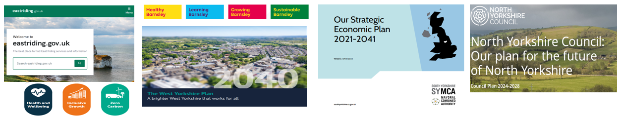 Mapping Strategic Priorities of Local and Combined Authorities in Yorkshire 